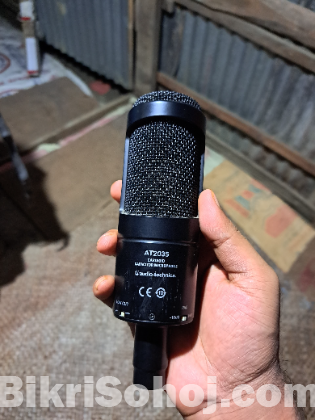 audio tecnica aT2035 microphone scarlett 2i2 3rD Gen